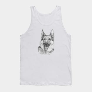 German shepherd bw Tank Top